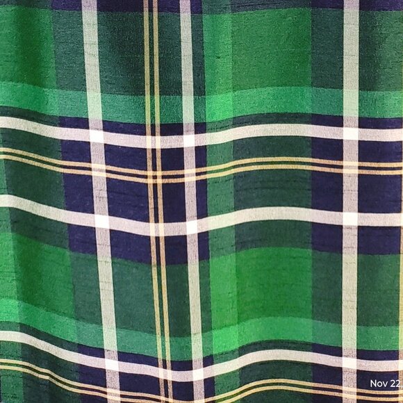 GYMBOREE PLAID GREEN DRESS GIRLS SIZE 8 - Picture 6 of 9